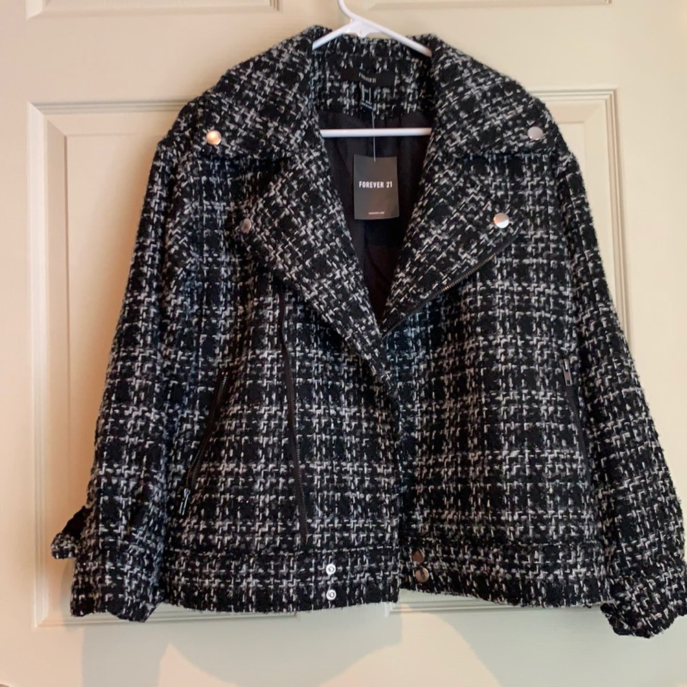 Dressy moto jacket from Forever 21